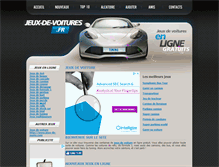 Tablet Screenshot of jeux-de-voitures.fr